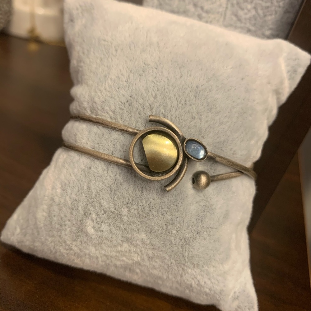 Abstract cuff bracelets - unique - Picture 2 of 5
